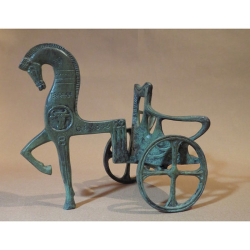 bronze horse and chariot It's All Greek