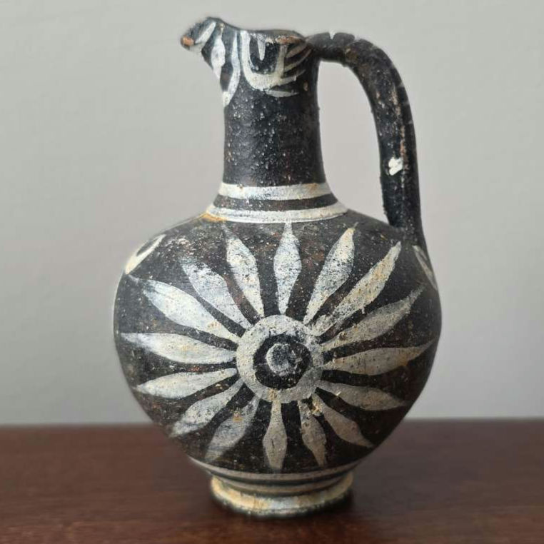 Mini Minoan Kamares Star Design prochous pottery