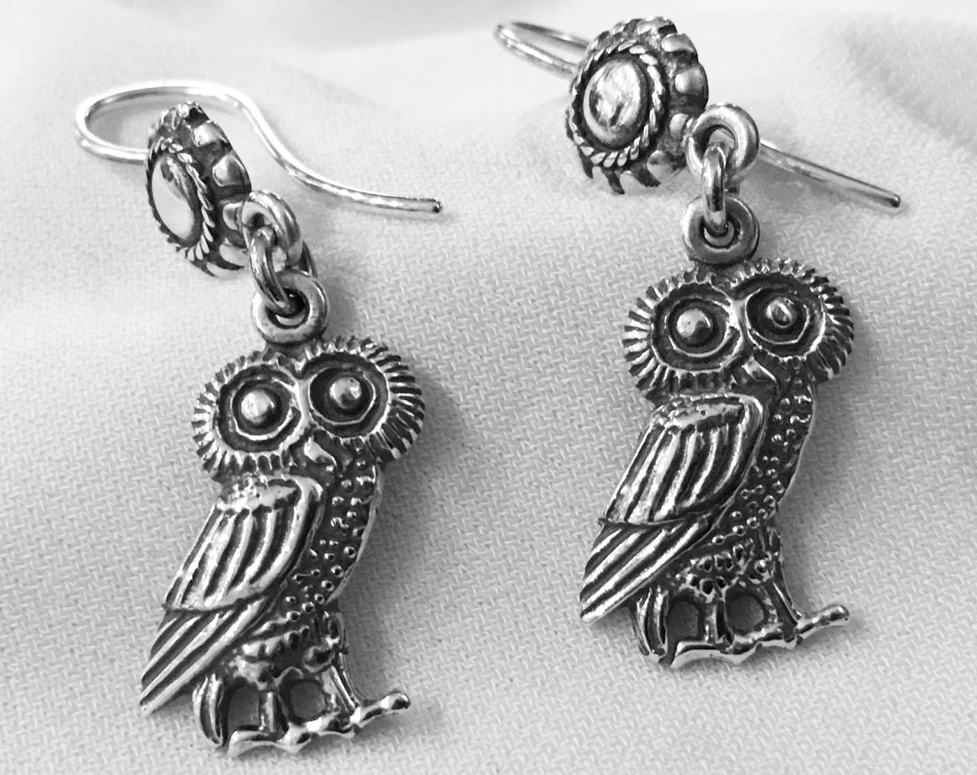 owl of Athena earrings