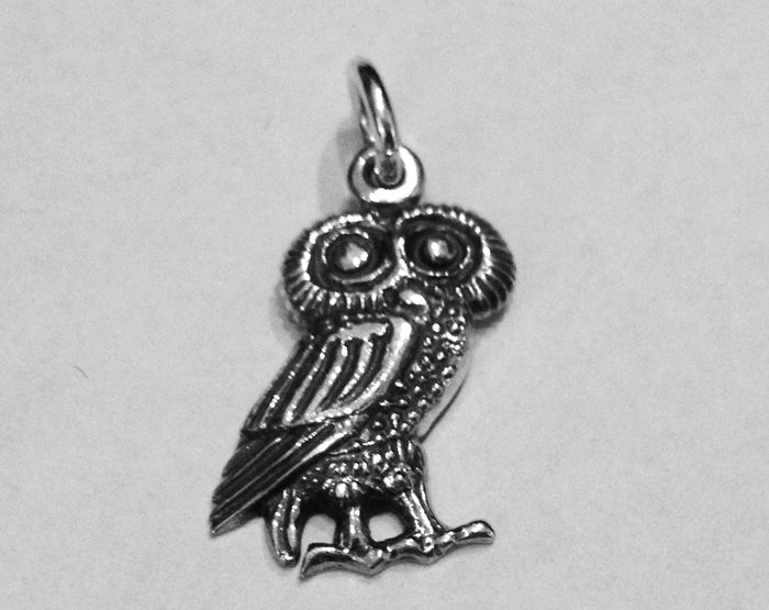 Thumbnail: owl standing pendant