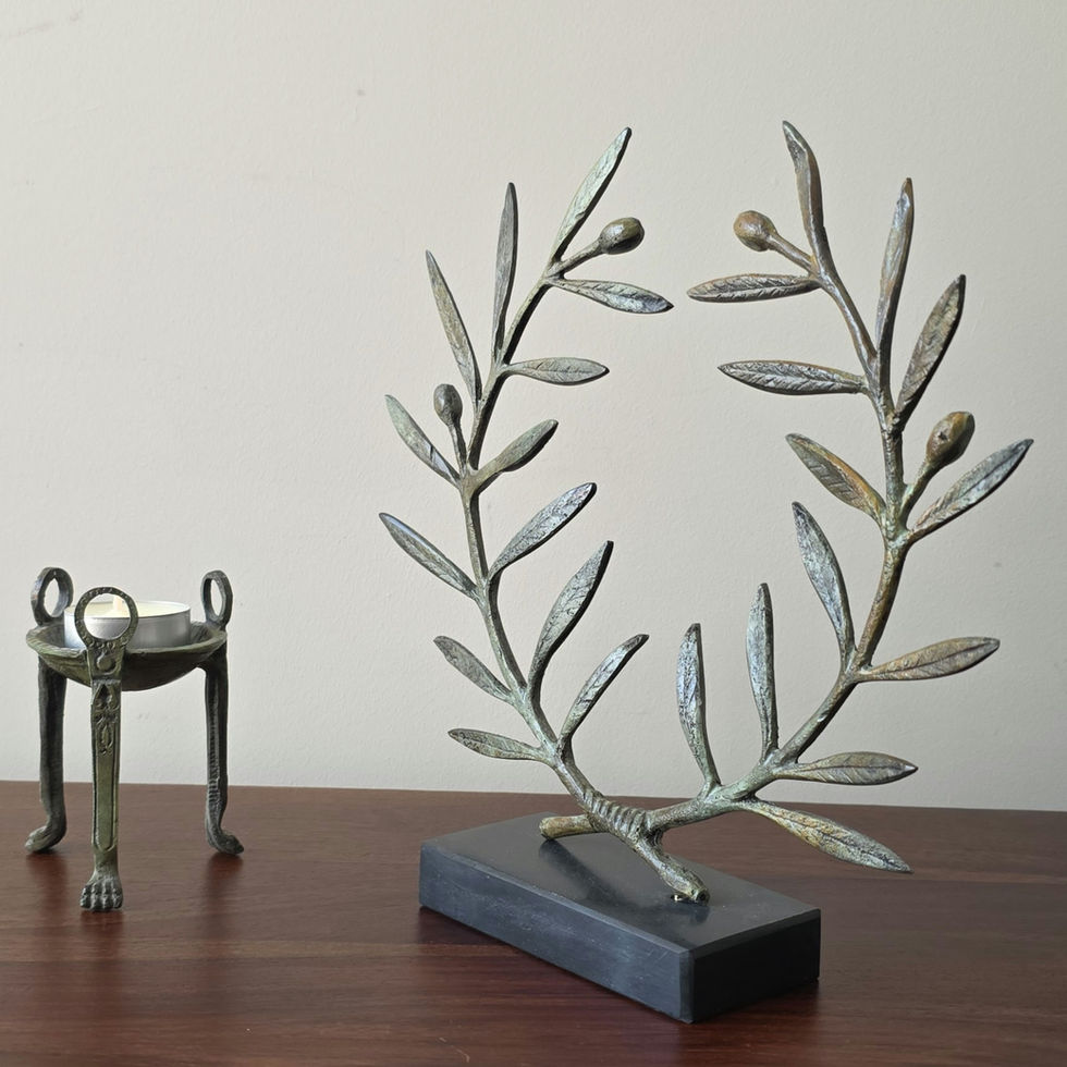 large bronze olive wreath symbol of achievement