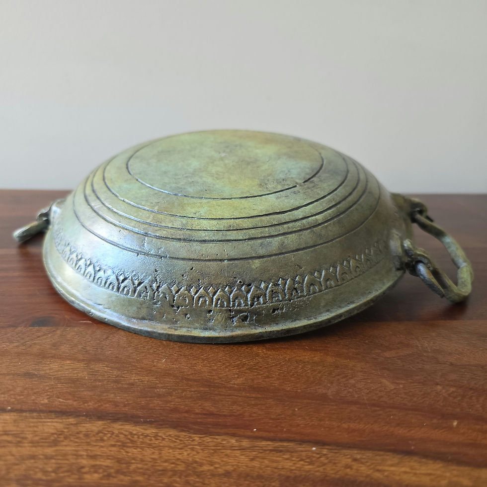 Thumbnail: bronze dish with Greek key design