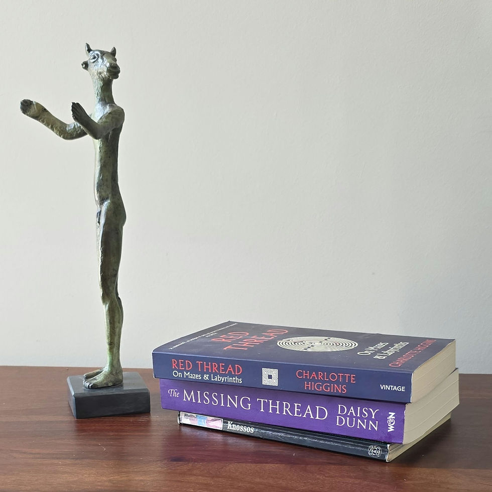 Thumbnail: bronze figurine of the Cretan Minotaur