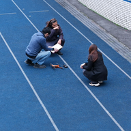 無人機操作術科教官指導學員練習