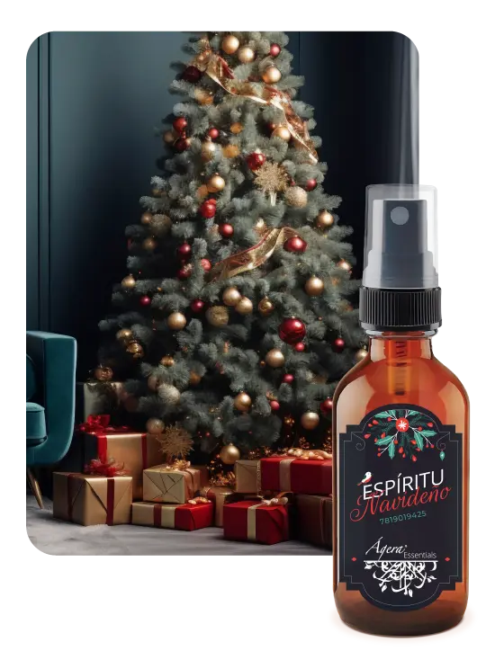 Spray armonizador aromatizante navideño