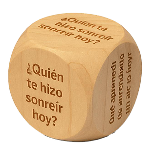 Dado conversacional para padres e hijos