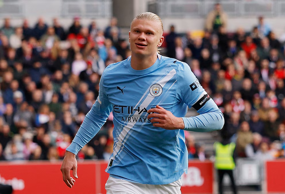 Erling Haaland, noruego de 25 años, es uno de los pilares del proyecto del Manchester City a largo plazo (Reuters/Andrew Couldridge).