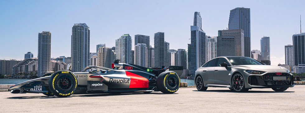 Audi RS 5, en pista en Fórmula 1 de el Gran Premio de Miami