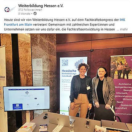 Beispiel Beitrag LinkedIn: Fachkräftekongress