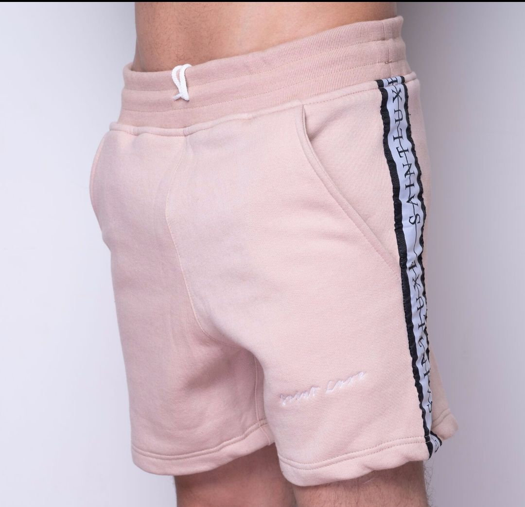 SWEATSHORTS NUDE | Saint Luxe Clothing