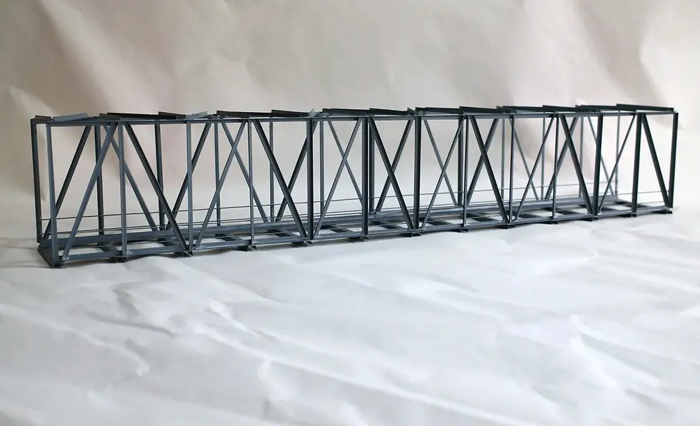 Miniaturbild: Kastenbrücke gerade 42 cm 1-gleisig