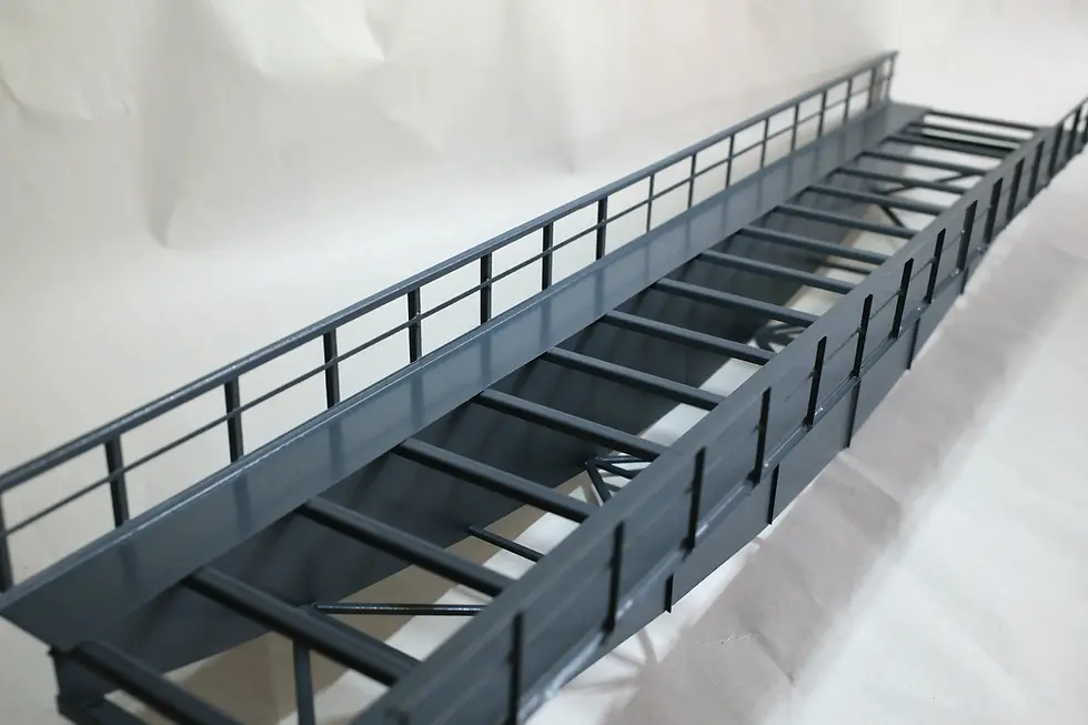 Miniaturbild: Blechträgerbrücke (Fischbauch) 56 cm 1-gleisig