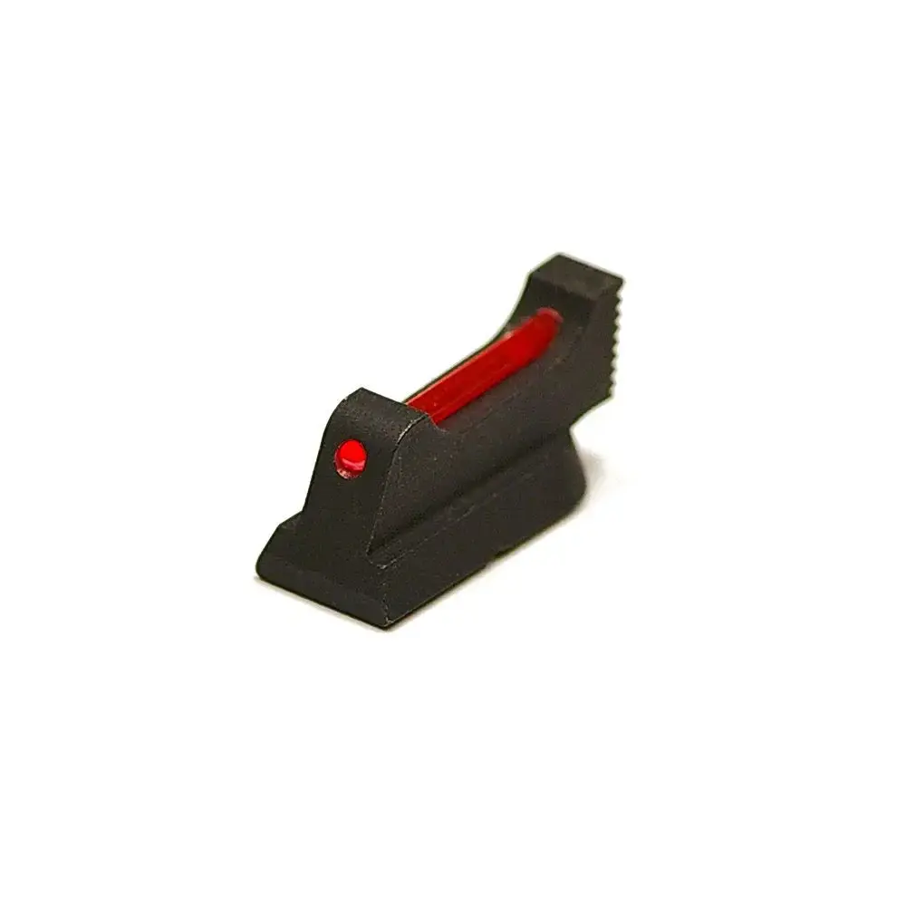 Eemann Tech Front Sight for CZ 75, CZ SHADOW 2, Checkered, with 1mm Fiber Optics