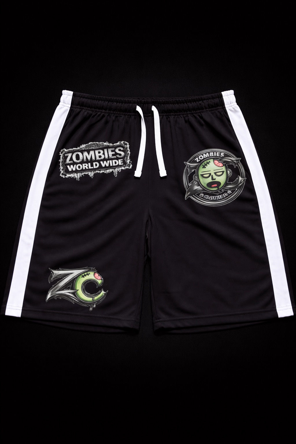 zombies signature logo shorts