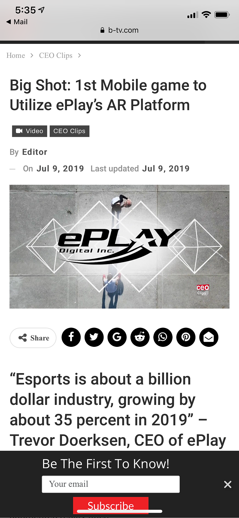 eplay - creator of Big Shot