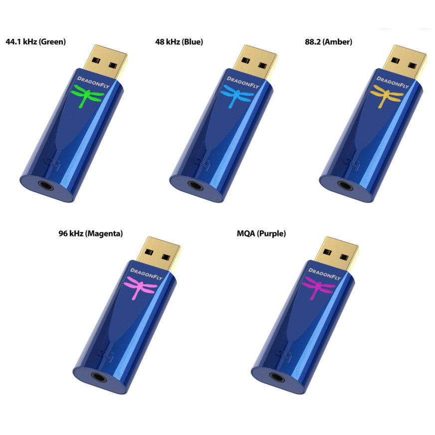 Thumbnail: Audioquest Dragonfly Cobalt portable USB DAC headphone amplifier