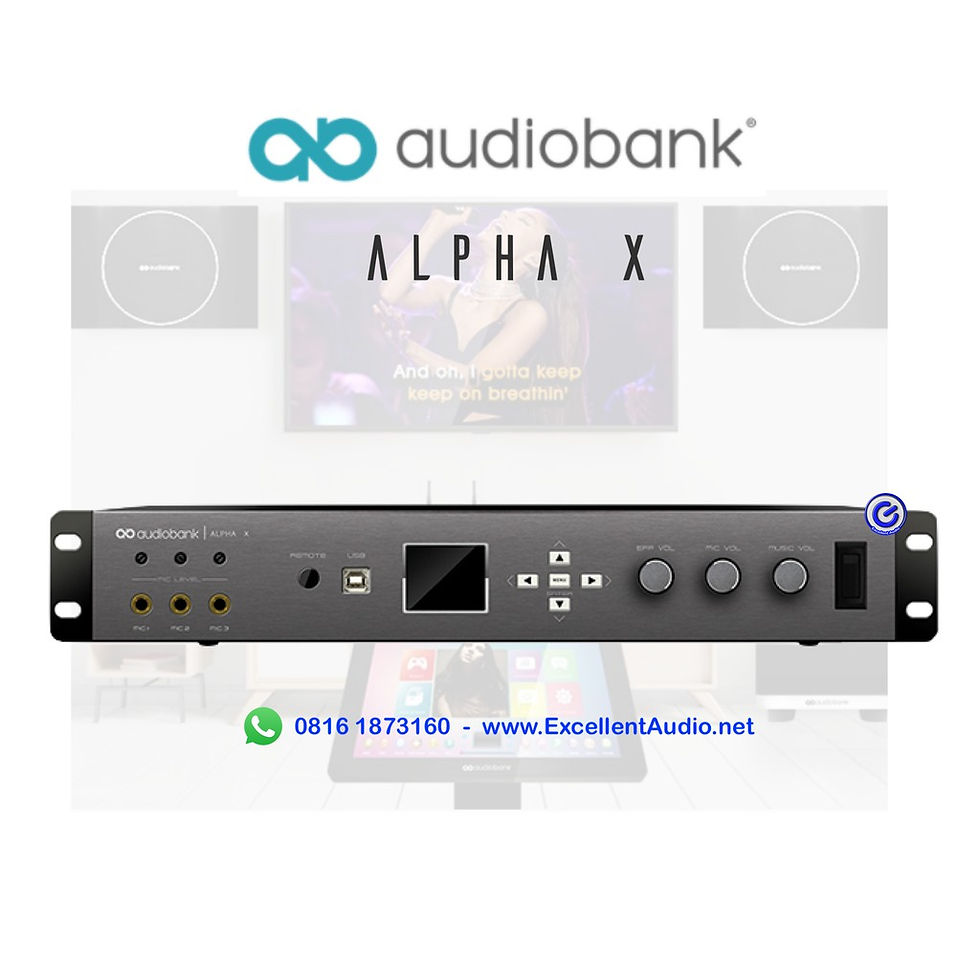 Thumbnail: Paket Karaoke Audiobank AB3000 AKS200 ALpha X WMX177 karaoke rumah