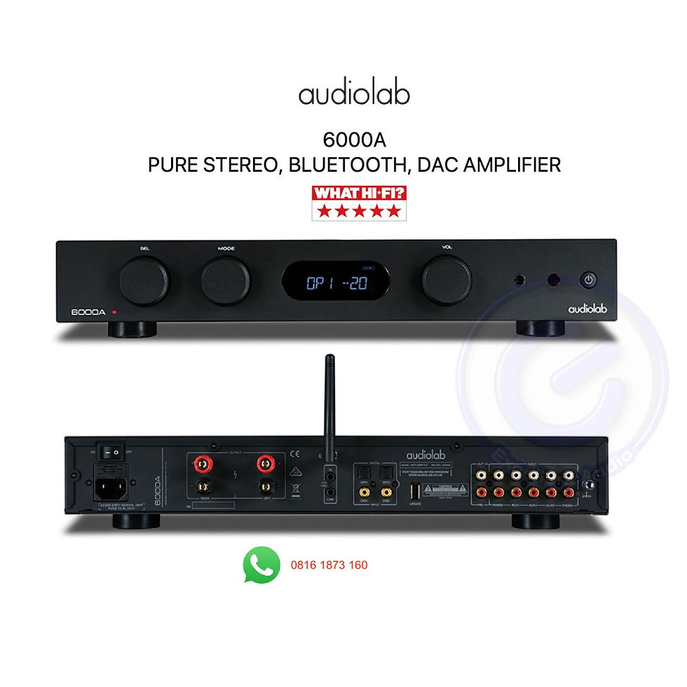 Thumbnail: Paket Audiolabs 6000A 6000CDT Mission LX2  Bluetooth DAC stereo amplifier