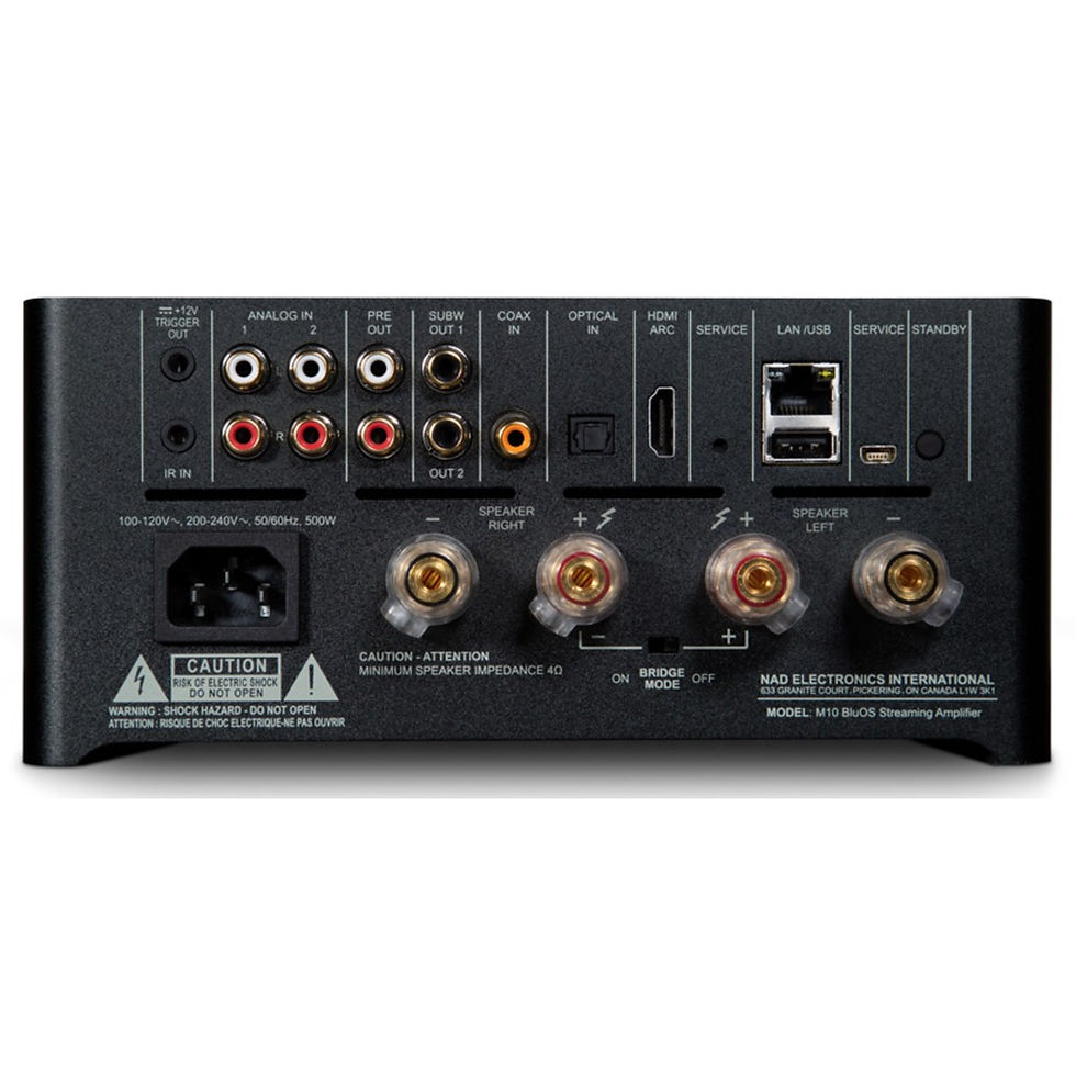 Thumbnail: Paket NAD M10 KEF LS50 bluetooth streamer amplifier stereo system