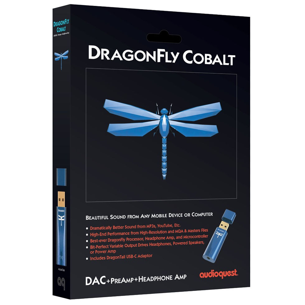 Thumbnail: Audioquest Dragonfly Cobalt portable USB DAC headphone amplifier