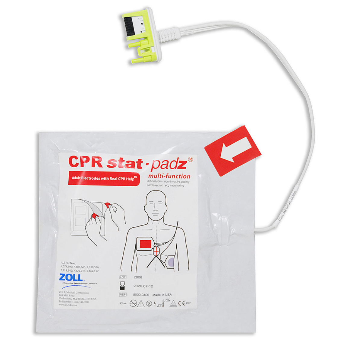 ZOLL CPR Stat Padz, HVP Multi-Function