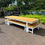 Thumbnail: 5 Piece Gold/White Outdoor Pine Timber Dining Table Set XL 3000mm