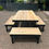 Thumbnail: 5 Piece Vitex / Pine Outdoor Timber Dining Table Set 2000mm