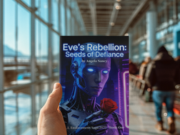 Eve’s Rebellion Seeds of Defiance book cover – AI Enslavement Saga by Angela Nancy