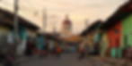 nicaragua colonial city sunset