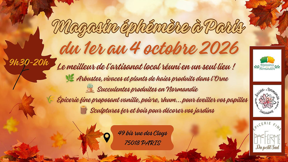 Dates expositions automne 2026