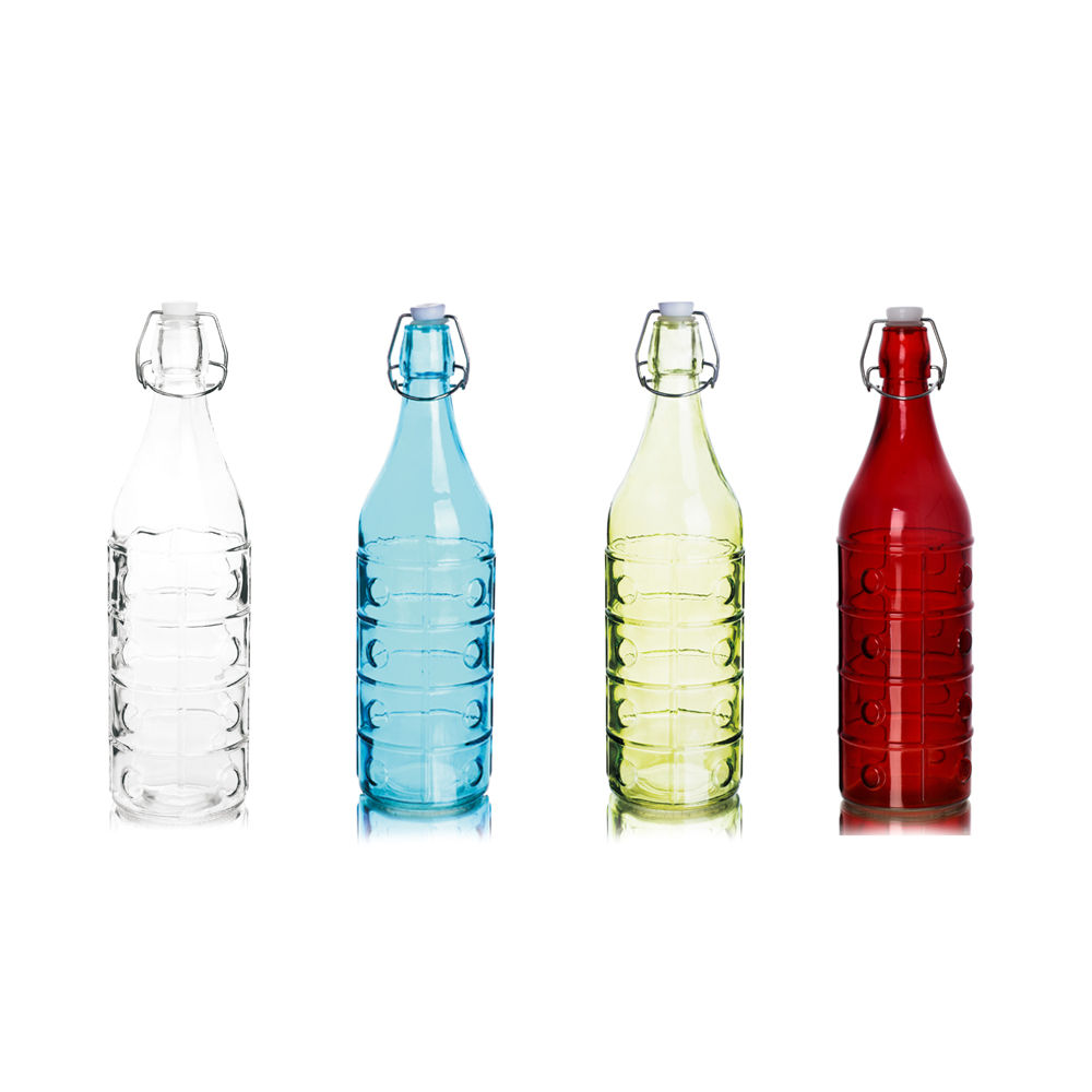 1L Round Glass Bottle