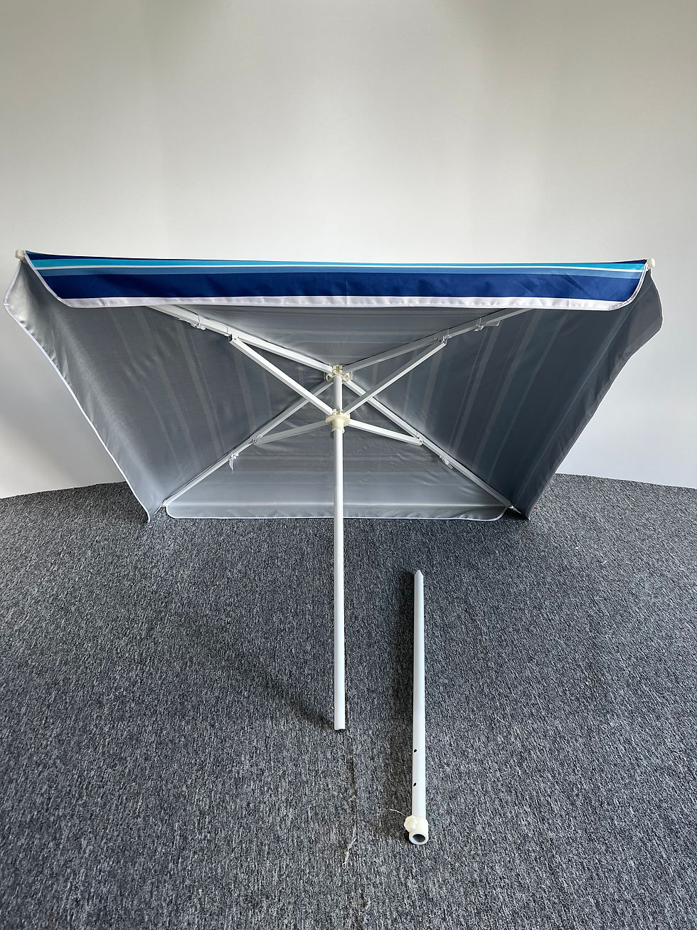 Thumbnail: Stripe design square beach umbrella
