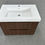 Thumbnail: BATHROOM VANITY SET WALNUT