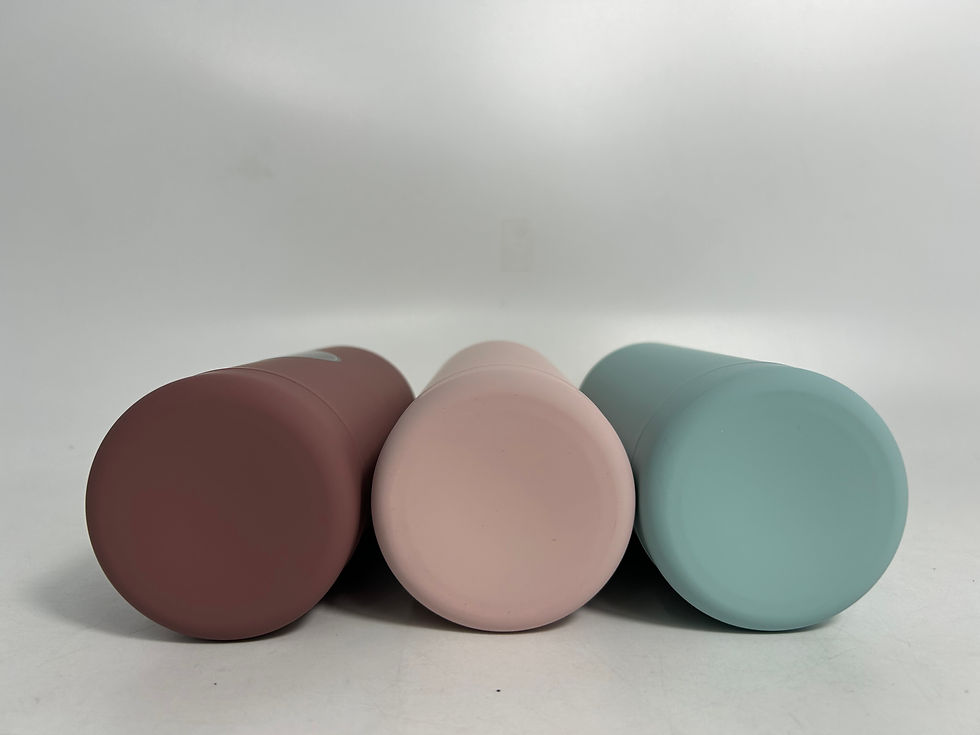 Thumbnail: Rounded D/W stainless steel vacuum bottle with bamboo lid
