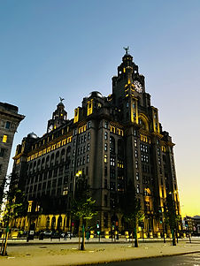 Liverpool's Liver Building at Dawn
