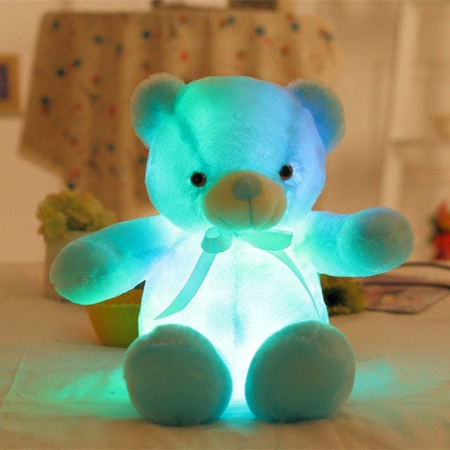 32-75CM Luminous Creative Light Up LED Teddy Bear Stuffed Animal Plush Toy C
