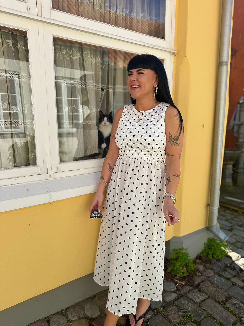 Miniaturebillede: SMOCK MIDI DRESS