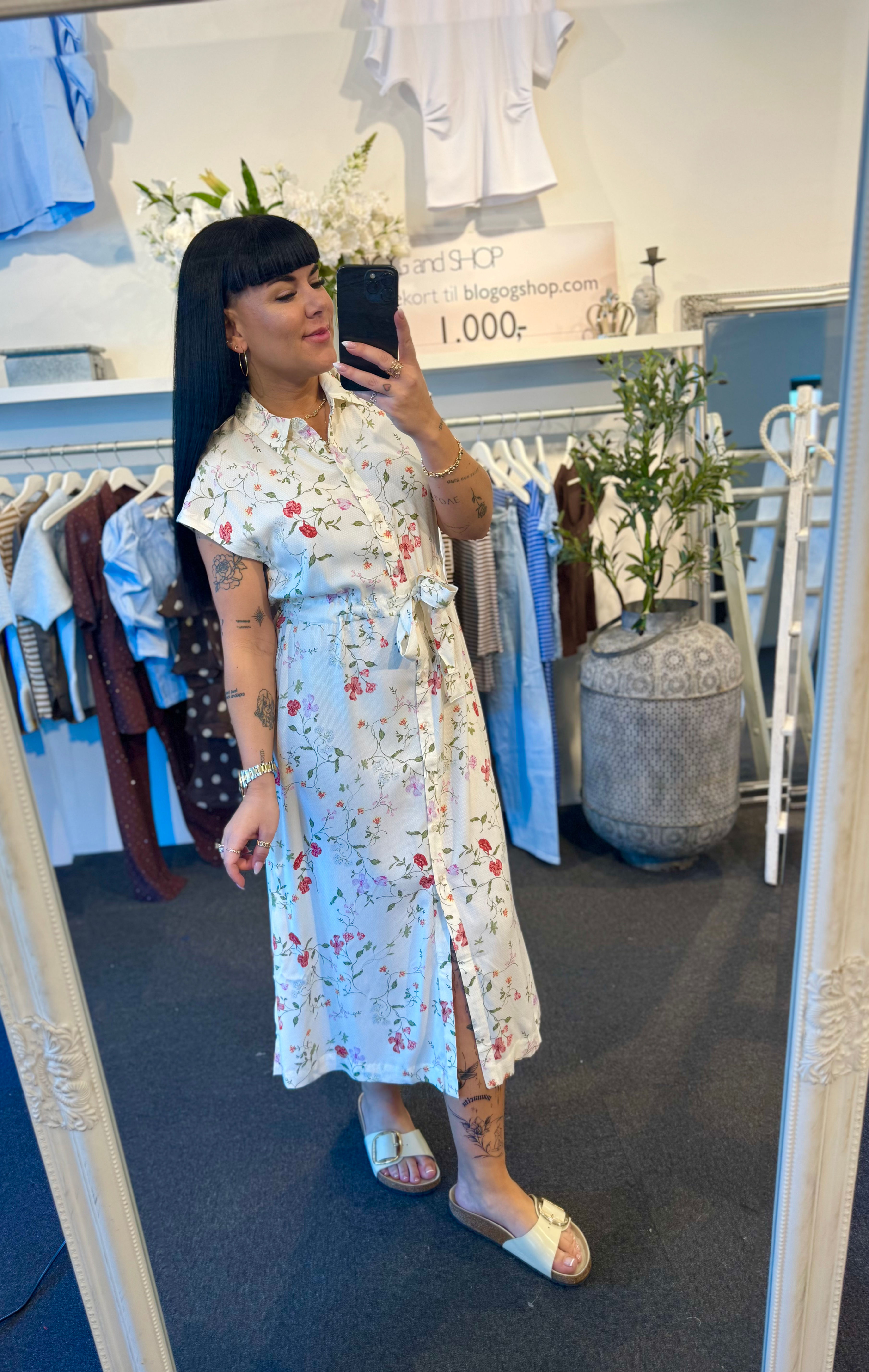 SASINA MIDI BELT DRESS 