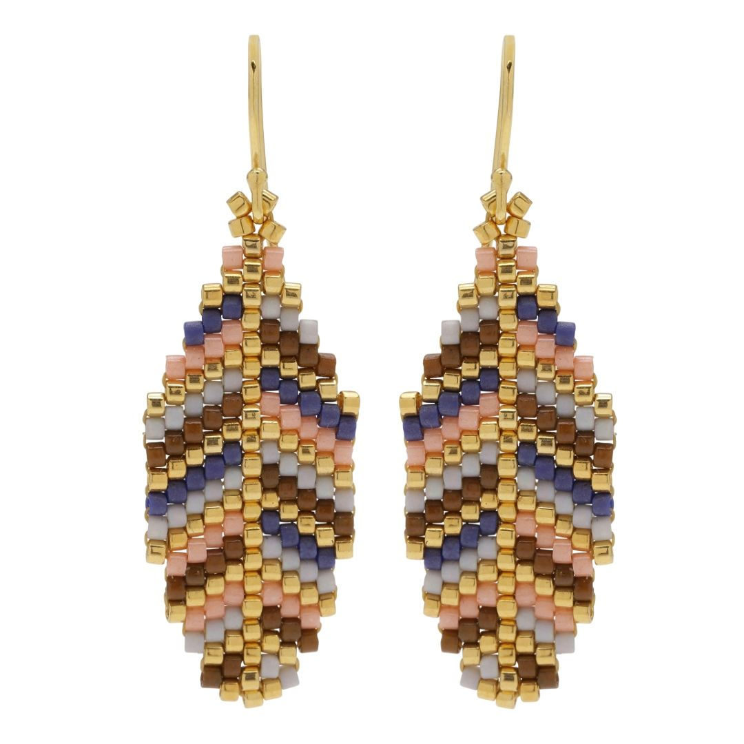 BLADE ROSA/BLÅ/GRÅ/BRUN ØREKROGE