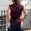 Miniaturebillede: Cao Structured Sleeveless Waistcoat Plum