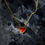 Miniaturebillede: SARAH RED HEART NECKLACE 