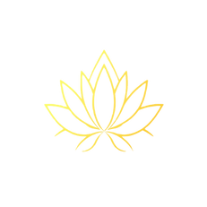 gold line logo, lotus flower white background.png