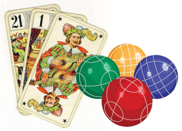 Repas pétanque et tarot