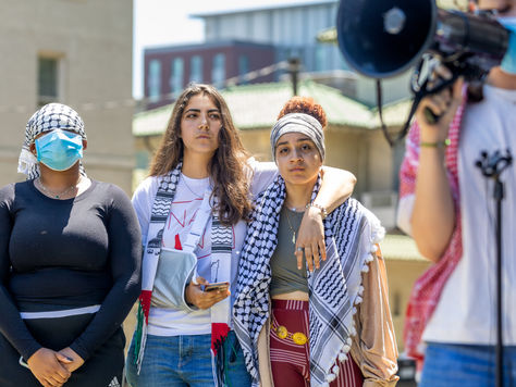 Anti war protests take to the streets, courts after encampment