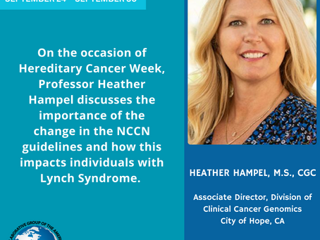 What's new in Lynch Syndrome? Day 2 Hereditary Cancer Week 2023