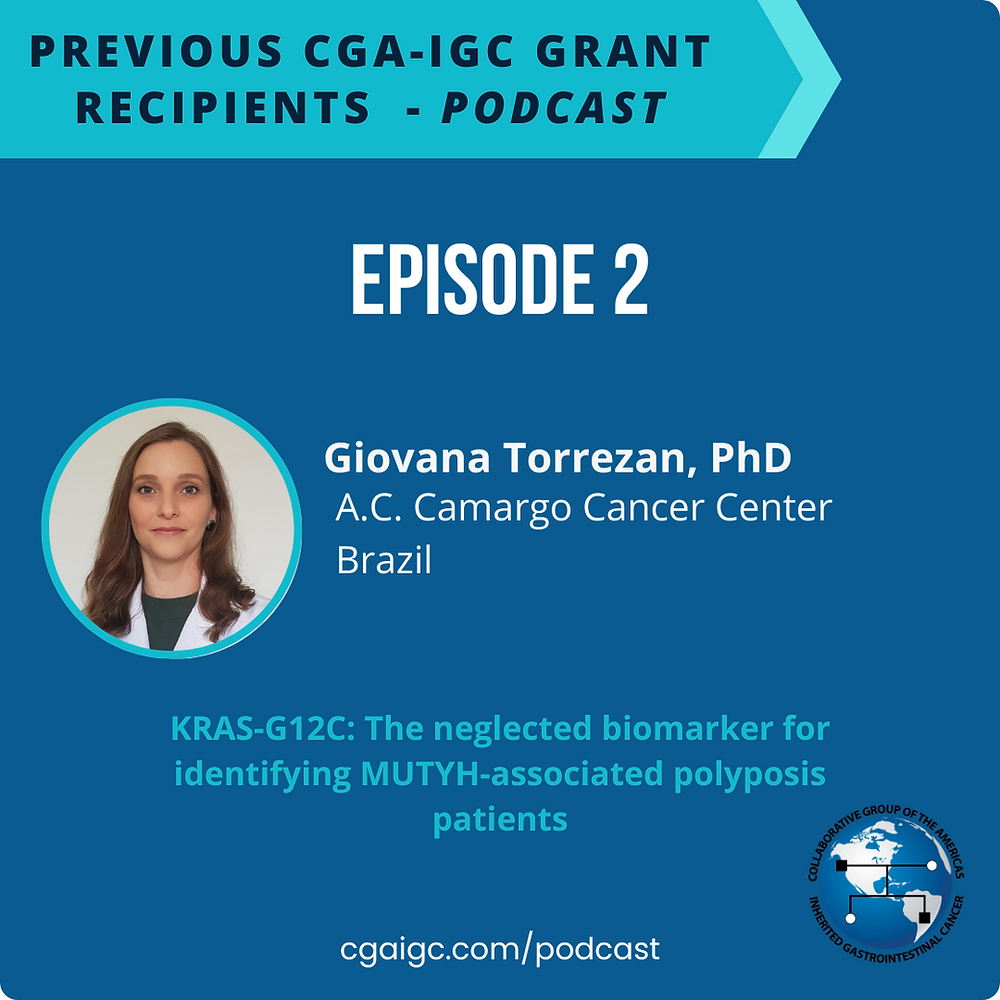 KRAS-G12C: The neglected biomarker for identifying MUTYH-associated  polyposis patients -Interview w/2022 CGA-IGC Grant Recipient!, image size:1000x1000