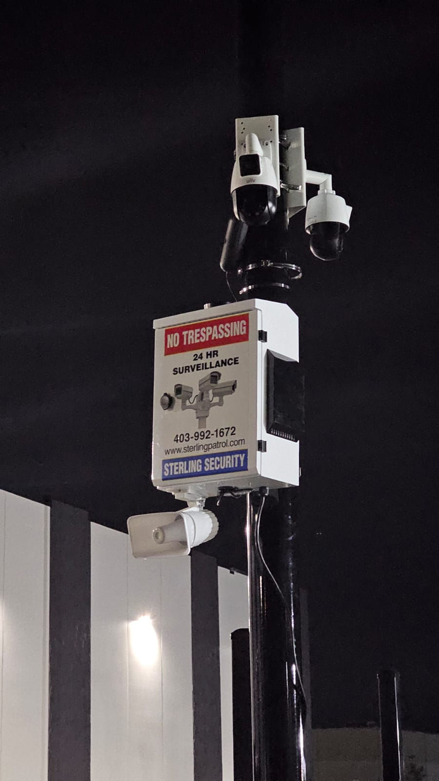 Construction Security cameras, cctv and live monitoring Vanvouver.