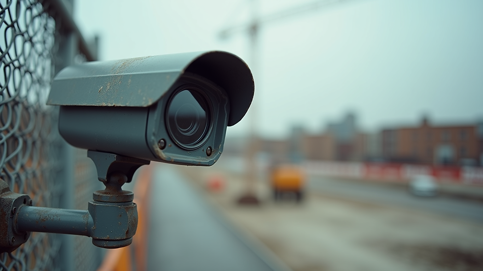 Advanced Construction Security Cameras: Enhancing Site Safety and Asset Protection