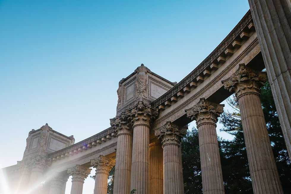 Classical Stone Columns