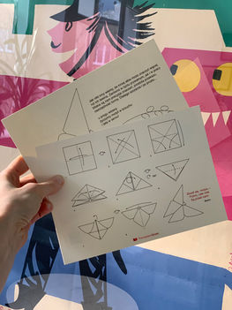 photo of postcards I made for Translation Street agency